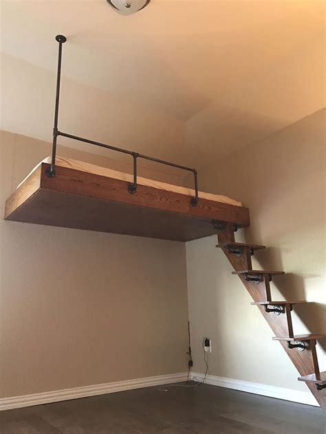 attaching metal loft to wall